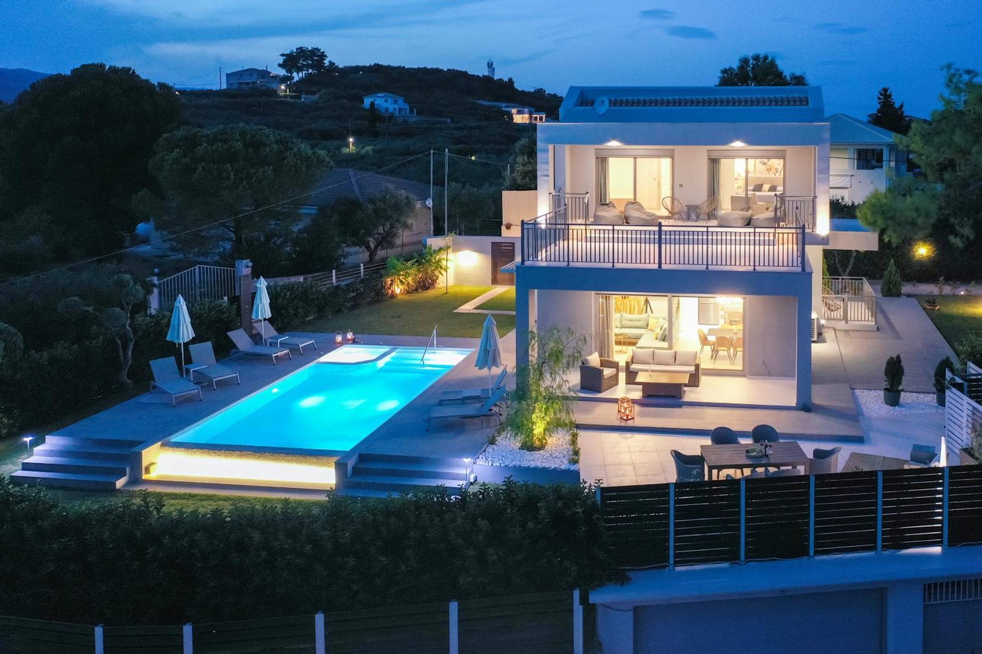 Villa Nick Art Lithakia  Ngoại thất bức ảnh